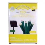 SOLAR MICRO LIGHTS / 150 LED WARM LIGHTS / 8-FUNCTIONS / NEW / 58+ FEET LONG!