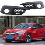 For Honda Civic 2016-2018 Led DRL Day Running Light Lamp Steering Light 3-Color (for: Honda Civic)