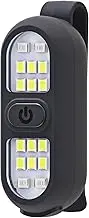 Faxins Rechargeable Running Flashlight, 450 Lumen LED, Black, Compact, Waterproof, 7.5 Hour Runtime