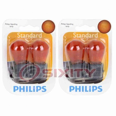 2 pc Philips Front Turn Signal Light Bulbs for Chrysler 200 300 300M Breeze le (for: Chrysler)