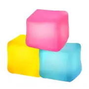 3pcs Stress Relief Cube Toy Soft Squishy Stress Cube Sensory Fidget Toy