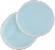 Reusable Nursing Pads, 8 Pack, Maternity Breastfeeding Pads, Blue/White