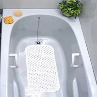 在飛比找松果購物優惠-日本WAISE浴缸專用大片吸盤止滑墊 (7.2折)
