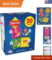 Smith’s Crinkle Cut Potato Chips Flavour Mix Multipack Variety 20 Pack