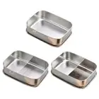 Eco Friendly Salad Bento Box Storage Container Stainless Steel Fit Kids & Adult