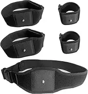 RSFIL HTC Vive Full Body Tracker Strap, Waist Belt, Hand and Foot Straps, Black, Compatible with HTC Vive (1.0, 2.0, 3.0) and Tundra Tracker