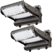 Dusk to Dawn100W Rotatable LED Wall Pack Light, 5000K 13000LM 400-600W HPS/HI...