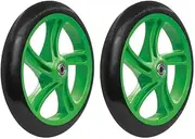 KTKBXUDMUL For Razor And Adult Kick Scooters Solid Wheels 200mm Adult Scooter Wheels With ABEC 7 Bearings Replacement Kick Scooter Wheel(2pc green)