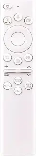 BN59-01391A Voice Replacement Remote Control fit for Samsung 2021-2023 Smart TVs Ultra HD 4K 8K Neo QLED with Voice Search，4 Shortcut Buttons and Solar Charging， White