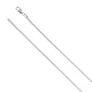 Sterling Silver 2.25mm Solid Wheat Chain Necklace