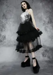 [Widow] Never Be Silenced Platform Wedges