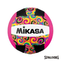 在飛比找momo購物網優惠-【MIKASA】彩虹沙灘排球(5號)