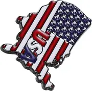 BESTYASH Patriotic American Flag Pins Enamel Pin Brooch for Collar Breast Shawl Lapel Memorial Day Veteran