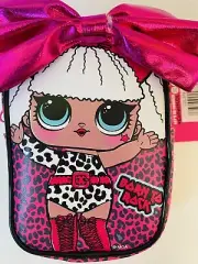 NWT LOL SURPRISE DOLL BORN TO ROCK CLIP ON ZIP CLOSE 6" MINI BACKPACK PURSE BAG