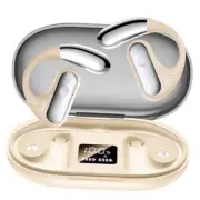 Open Ear Bluetooth 5.4 Earbuds, 2024 Wireless Headphones Sport Khaki Modern