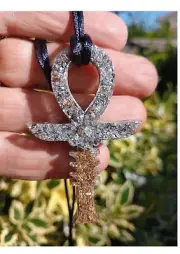 Powerful Pendant - Orgone - ANKH, Winged Sun, Djed - Healing energy - Protection