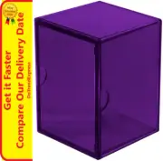 NEW ULTRA PRO Eclipse 2-Piece Deck Box 100+ Card Storage Case ROYAL PURPLE