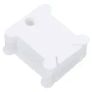 150 Pcs Plastic Floss Bobbins Thread Cards Cross DIY Sewing Storage White