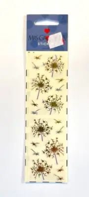 Mrs. Grossman's Shiny RF Sparklers Scrapbook Stickers! New Pack 2 Sheets