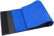Portable Elastic Neoprene Slimming Waist Belt Massage Band for Stomach Support and Gym Exercise Blue