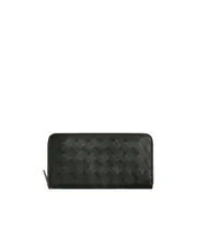 Intrecciato braided wallet One size Black