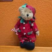 Annie Hollybell Boyds Bear #4017143 Christmas Plush Girl Elf Vintage Retired