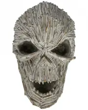 National Tree Company 15in Halloween Driftwood Ghost Face