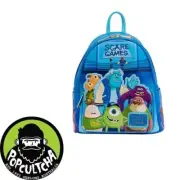 Monsters University - Scare Games 11” Faux Leather Mini Backpack "New"