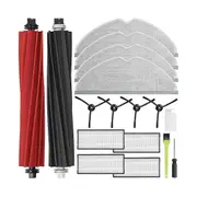 For Roborock S8 Pro Ultra Robot Vacuum Dual Main Brush Side Brush Hepa Filter Mop Cloths Spare Parts as shown