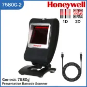 Honeywell Genesis 7580G-2 Handsfree 1D 2D Codes Barcode Scanner with USB Cable
