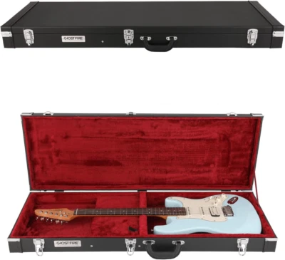 Wooden Hard-Shell Cases Electric Guitar Case Super Thick Fit ST/TL (EG)