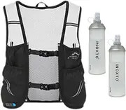 harayaa Hydration Backpack Pack Running Vest for Women and Men Race, Jogging, Cycling, Hiking, Black, M