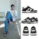 【NIKE 耐吉】Dunk Low GS 女鞋 童鞋 白色 黑色 熊貓 經典 簡約 皮革 運動 滑板 休閒鞋 CW1590-100