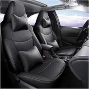 Car Special Seat Cover Compatible for Toyota Corolla Cross SUV 2021-2024 Leather Seat Cushion Protective Car Styling Accessories(Hybrid Coffee 2022)