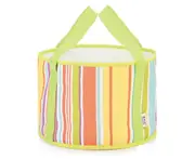 Portable Folding Wash Basin Lightweight and Durable Compact Collapsible Foldable Water Bucket Container-8-L