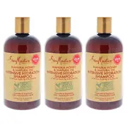 Shea Moisture Manuka Honey Mafura Oil Intensive Hydration Shampoo by Shea Moisture for Unisex - 13 oz Shampoo - Pack of 3