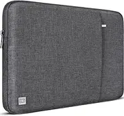 DOMISO 13.3 inch Laptop Sleeve Case Water Resistant Cover Portable Carrying Bag for 13" MacBook Pro/MacBook Air / 13.3" Dell Inspiron 13/13.5" Microsoft Surface Book / 13.5" Surface Book 2 3,Dark Grey