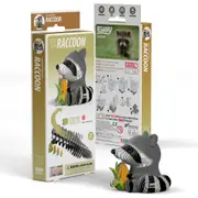 Eugy Puzzles Raccoon 3D Puzzle at Nordstrom One Size No Color