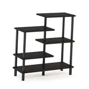 Turn-N-Tube Accent Display Rack 5-Tier Espresso/Black