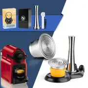 iCafilas Nespresso Reusable Refillable Capsule Pods Compatible With Nespresso In