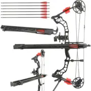 Archery Rapid Bow Shooter Launcher 6 Arrow Compound Recurve Bow Continuous Shoot