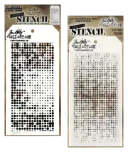 Tim Holtz Stampers Anonymous Layering Stencils Fading PolkaDot Halftone Patterns