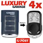 4 x Boss Garage Door Compatible Remote BHT3/BHT-3/HT3/BOSS6 433MHz BOL4/BOL6/OL4