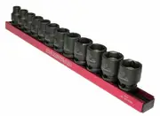Maxigear MGIS3800 - Impact Socket Set Magnetic 3/8" Drive 12 Piece Metric
