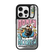 iPhone 16 Pro Mirror Ring Stand Case MagSafe Compatible MONEY GET RICH BY BU2MA