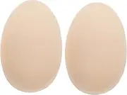 LALADEFIEE Men's Pectoral Stickers Chests Portable Chest Pads Padding for Bras Inserts Muscle Shirt Men Sports Bras Women Bras for Women Seamless Bras Breast Pad Khaki Non-woven Fabric