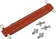 Hoement Leather Guitar Amplifier Handle Belt Fit Audio Amp Speaker Reinforcing Bars