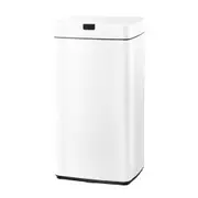45L Stainless Steel Sensor Bin Rubbish Touchless Trash Can Kitchen Motion White