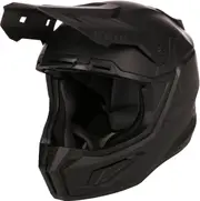 Klim T1 Freeride Solid, motocross helmet , color: Matt Black/Dark Grey , size: M