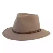 Akubra "Traveller" BRAN Hat - Size 59cm - Australian Made